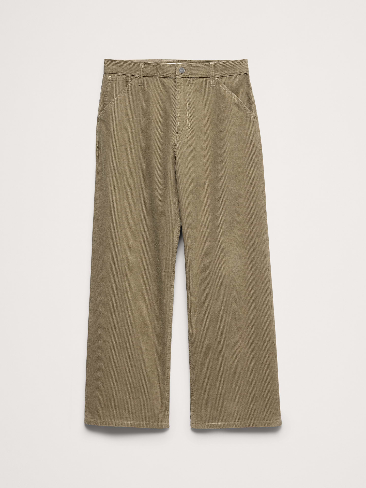 Image 4 de 8, Pantalon ample en velours côtelé