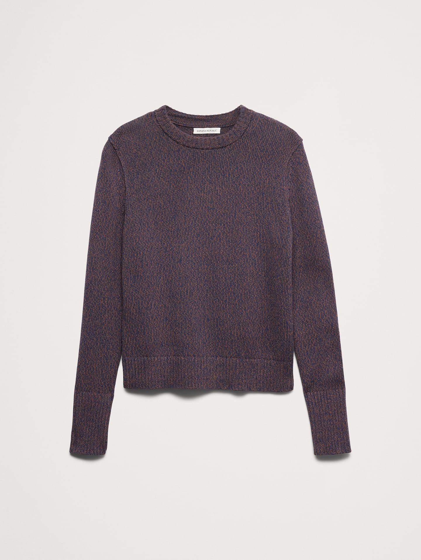 Image number 8 showing, Larkspur Cotton-Silk Crew-Neck Sweater