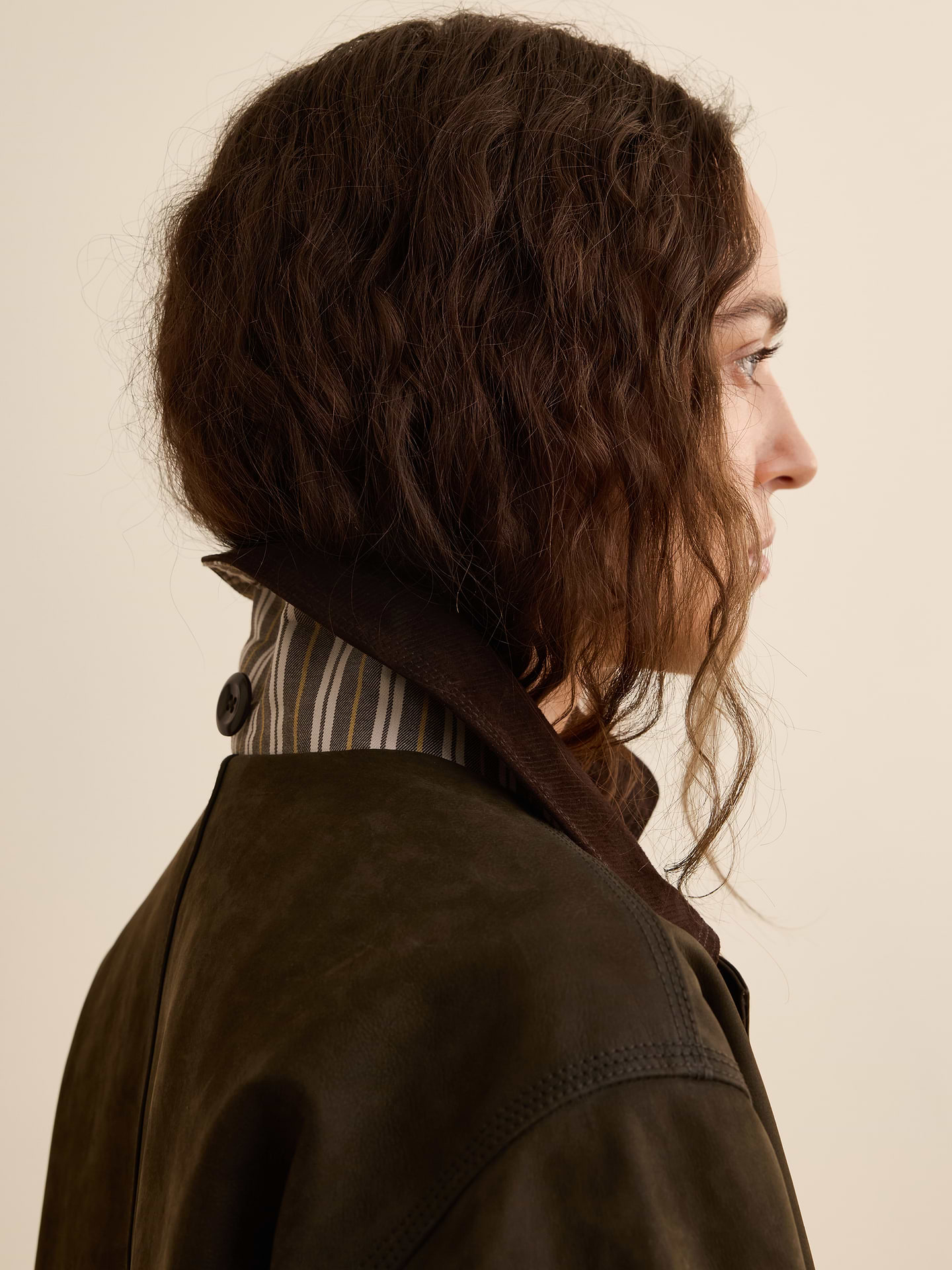 Image number 5 showing, Banana Republic x La Ligne | The Nubuck Barn Coat