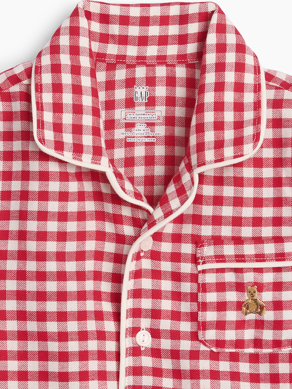 Baby & Toddler Recycled Flannel PJ Set
