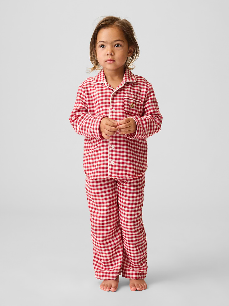 Image number 4 showing, Baby & Toddler Recycled Flannel PJ Set