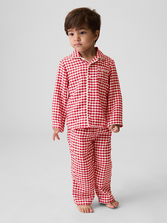 Baby & Toddler Recycled Flannel PJ Set