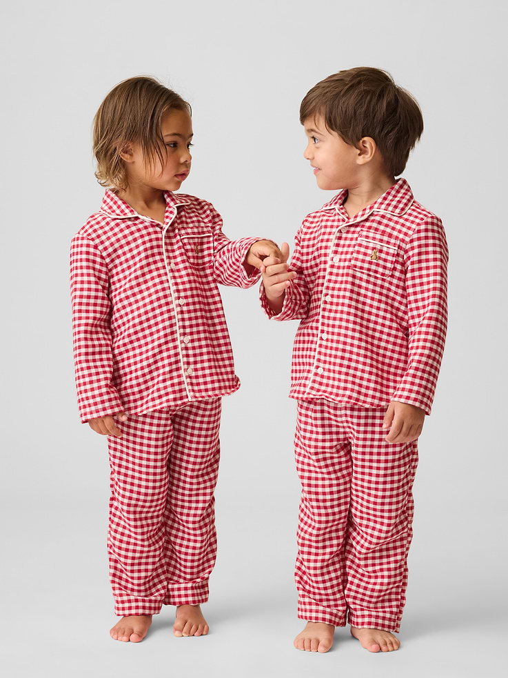 L'image numéro 1 présente Pyjama en flanelle recyclée pour Bébé et Tout-petit