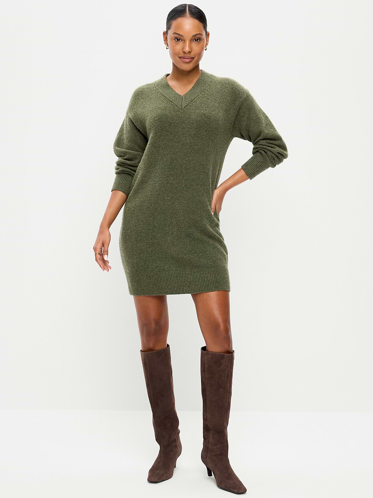 Image 1 of 9, Feels like cashmere, wears like a year-round fave, v-neck, long sleeves, drop shoulders, Product #906372