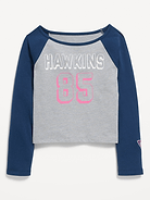 Image 2 of 4, Old Navy x Netflix Stranger Things: Tales From '85 Long-Sleeve T-Shirt for Girls