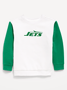 Image number 1 showing, New York Jets Oversized Crew-Neck Sweatshirt for Toddler Boys