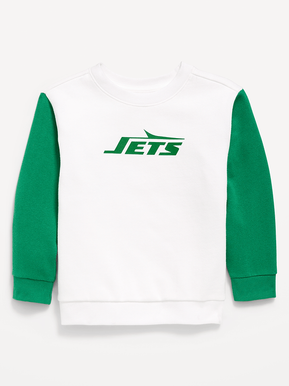 New York Jets Oversized Crew-Neck Sweatshirt for Toddler Boys