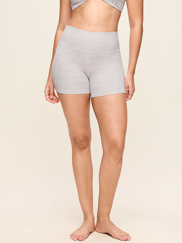 High-Waisted StudioSmooth Biker Shorts -- 4-inch inseam