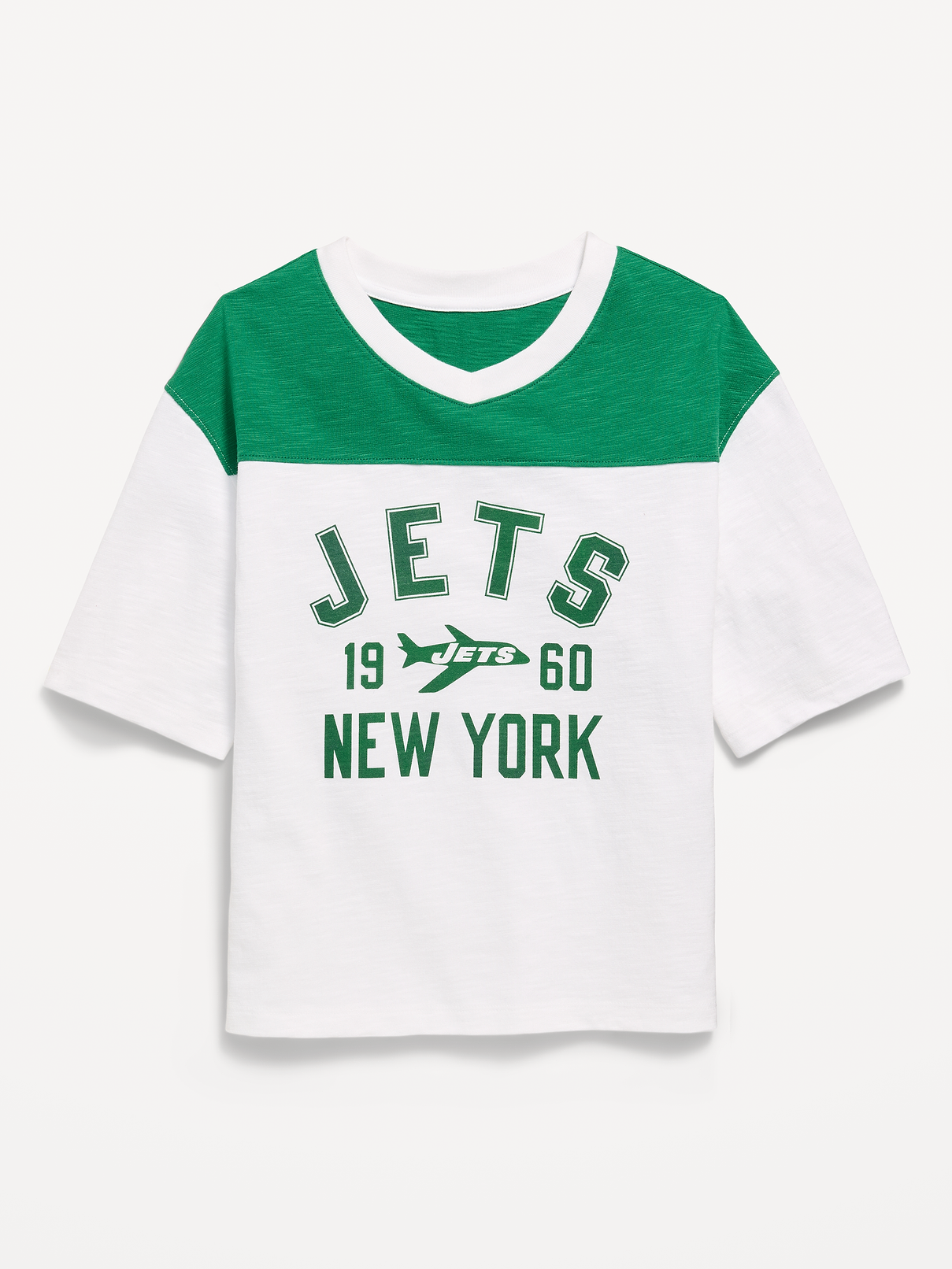 Image number 1 showing, New York Jets Oversized Graphic Football T-Shirt for Girls