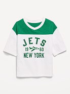Image number 1 showing, New York Jets Oversized Graphic Football T-Shirt for Girls