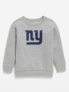 Image number 1 showing, New York Giants Oversized Crew-Neck Sweatshirt for Toddler Boys