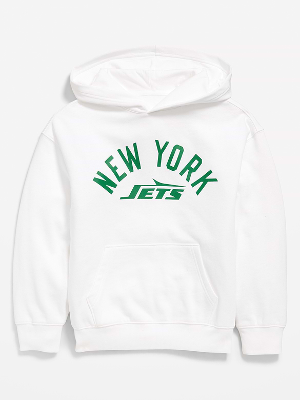 New York Jets Oversized Pullover Hoodie for Boys