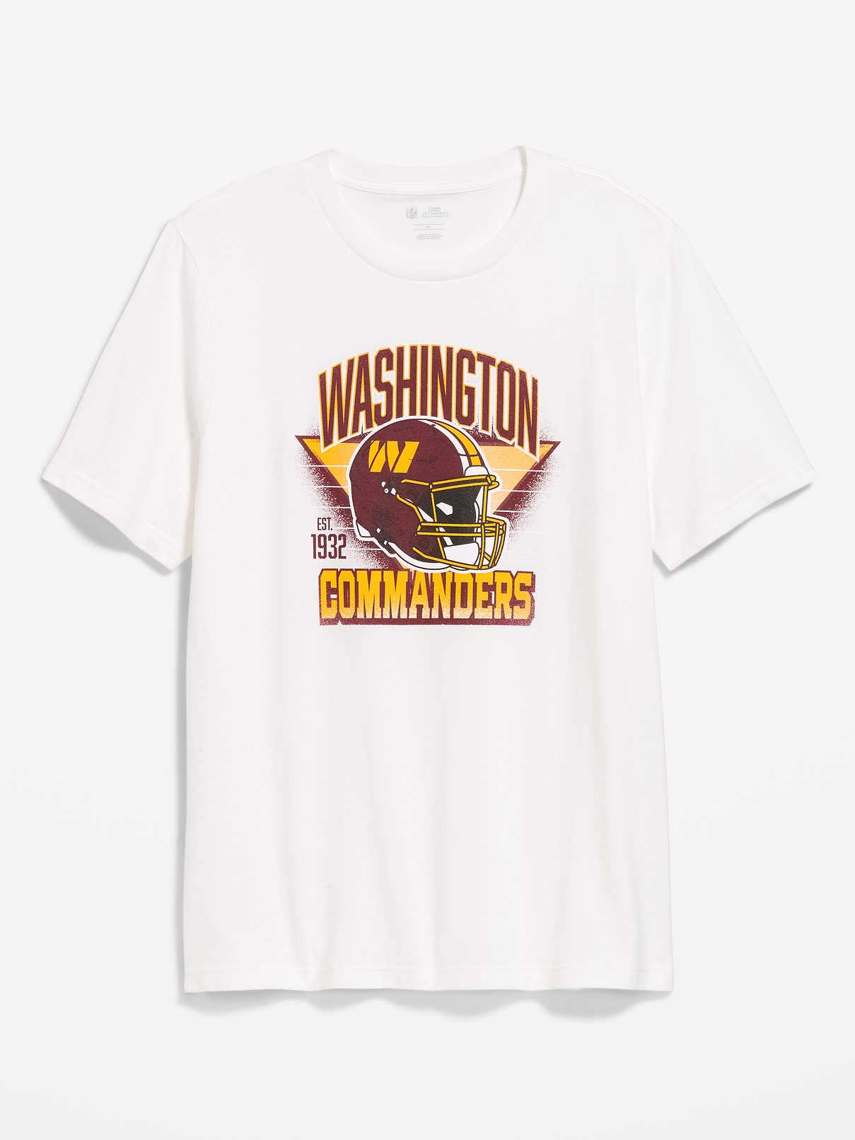 Image 1 of 1, rib-knit crew neck, short sleeves, graphic at front, Product #916481