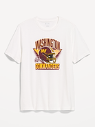 Image 1 of 1, rib-knit crew neck, short sleeves, graphic at front, Product #916481