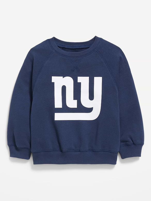 New York Giants Crew-Neck Sweatshirt for Toddler Girls