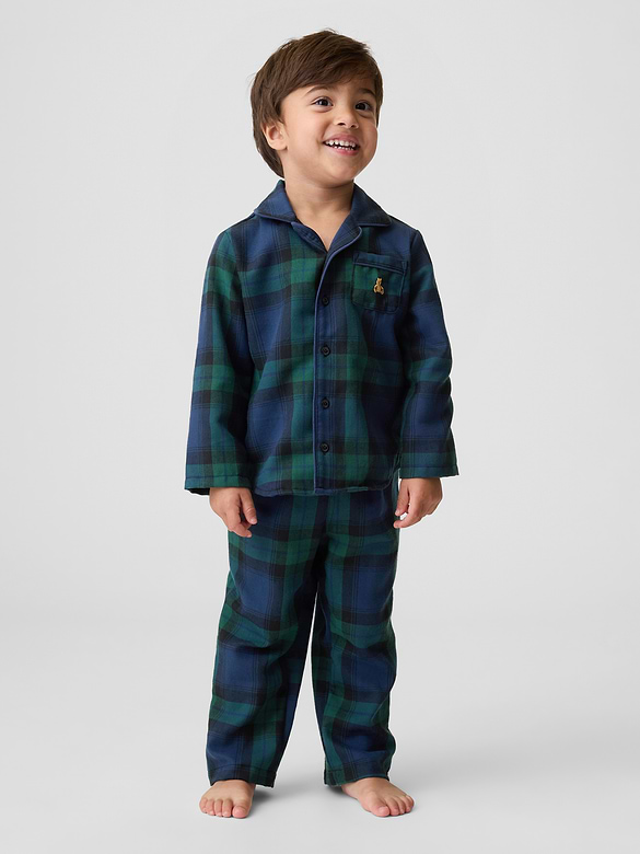 Baby & Toddler Recycled Flannel PJ Set