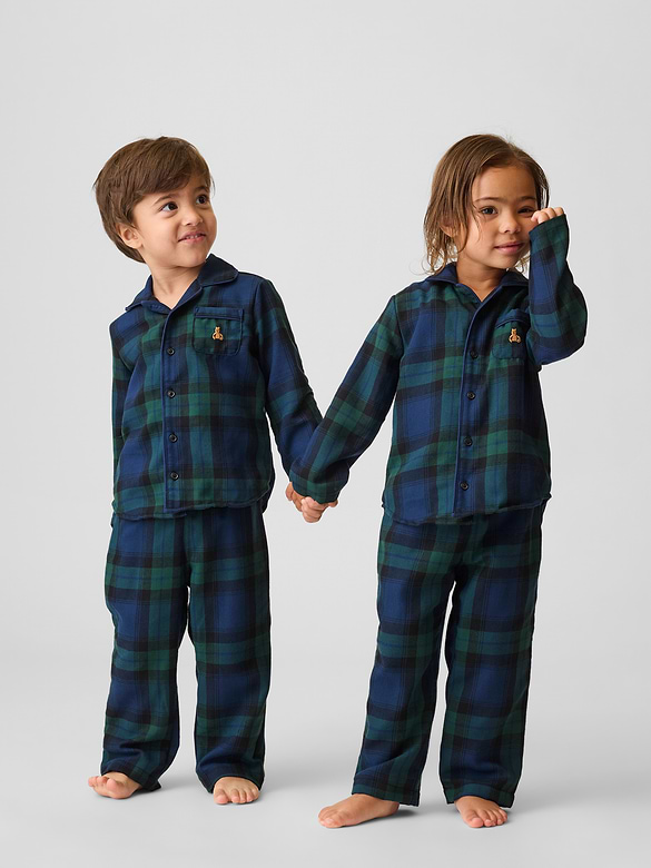 Baby & Toddler Recycled Flannel PJ Set