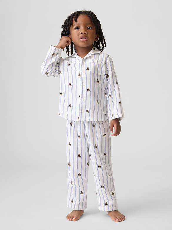 Baby & Toddler Recycled Flannel PJ Set