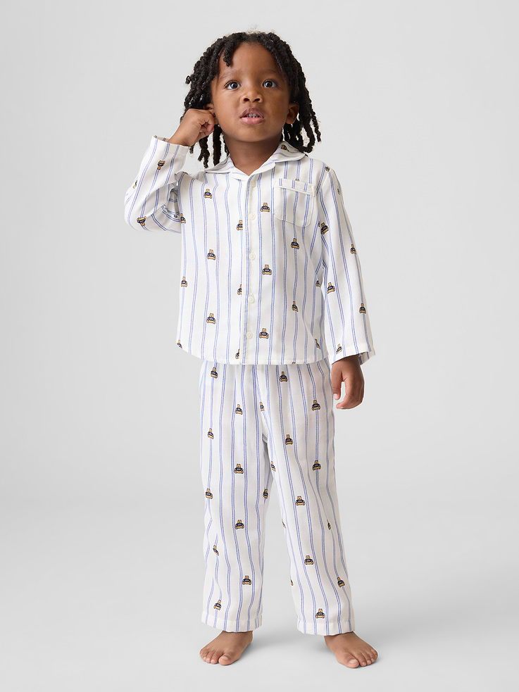 L'image numéro 3 présente Pyjama en flanelle recyclée pour Bébé et Tout-petit