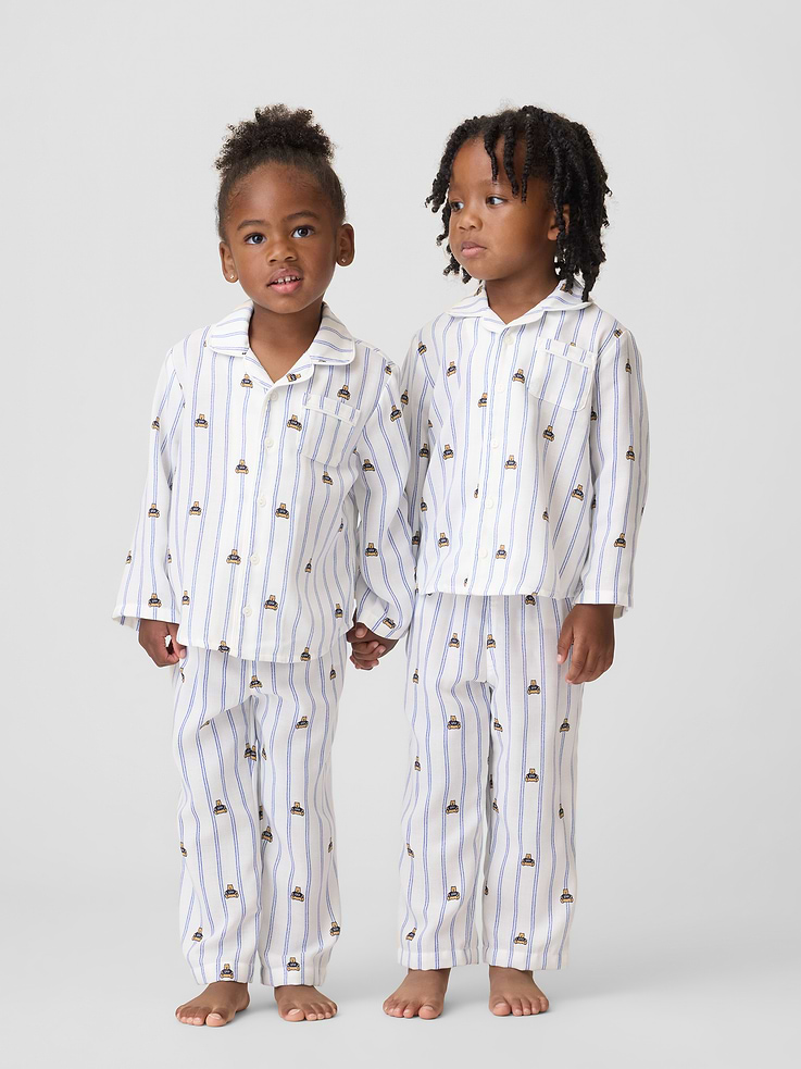 L'image numéro 1 présente Pyjama en flanelle recyclée pour Bébé et Tout-petit