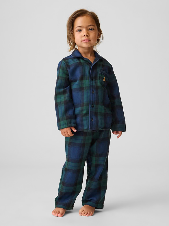 Baby & Toddler Recycled Flannel PJ Set
