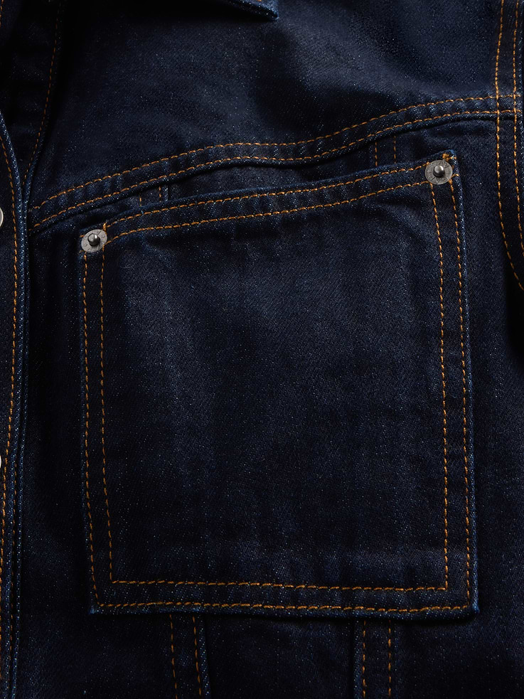 Image 6 of 9, Gap × A.P.C. Structured Denim Jacket, Cardmember Early Access