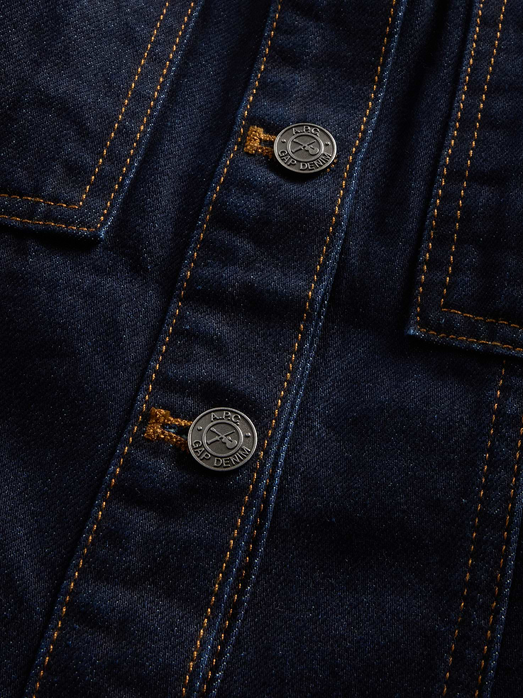 Image 7 of 9, Gap × A.P.C. Structured Denim Jacket, Cardmember Early Access