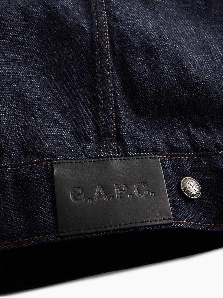 Image 8 of 10, Gap × A.P.C. Lined Japanese Denim Jacket, Cardmember Early Access