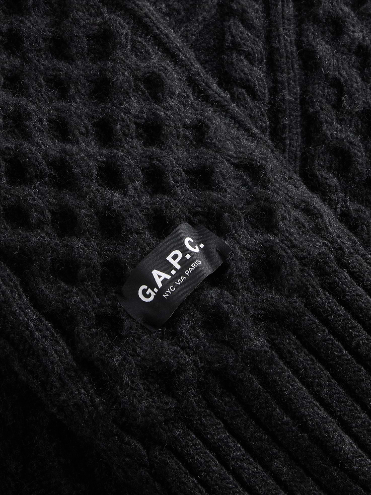 Image 5 of 8, Gap × A.P.C. Wool Cable-Knit Sweater, Cardmember Early Access