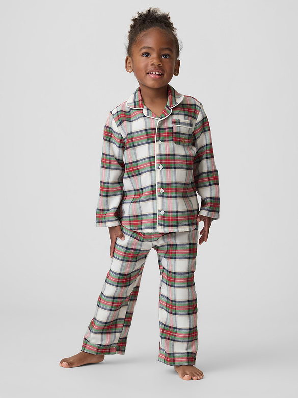 Baby & Toddler Recycled Flannel PJ Set