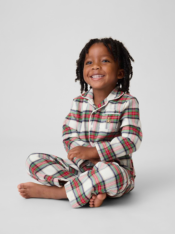 Baby & Toddler Recycled Flannel PJ Set