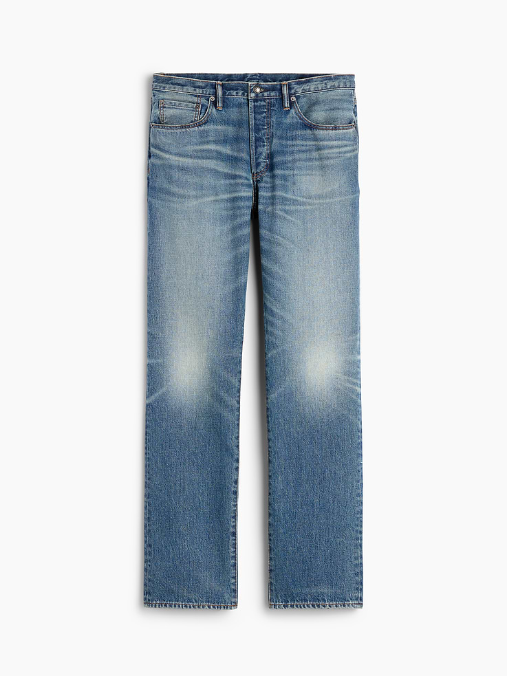 Image 9 of 9, Gap × A.P.C. Japanese Denim Relaxed Straight Jeans, Cardmember Early Access