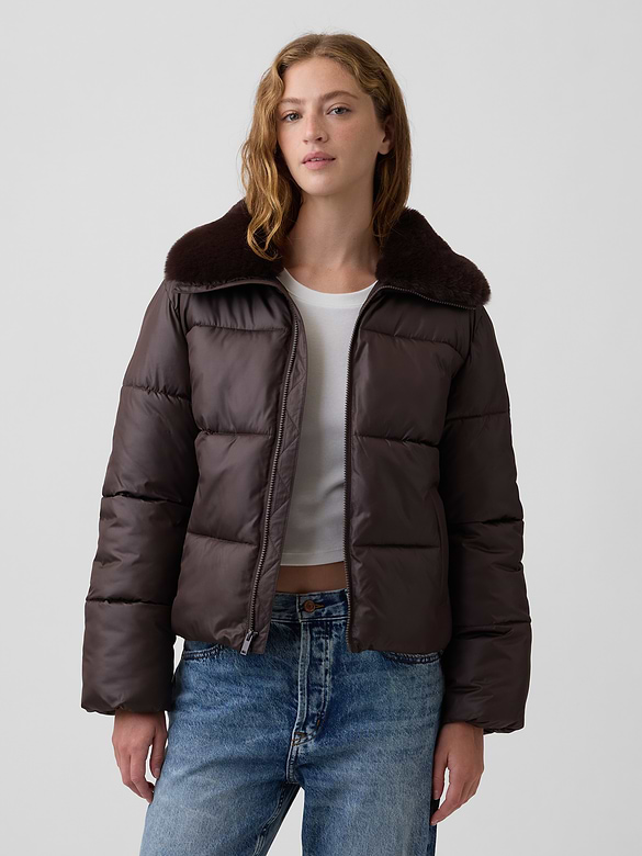 Relaxed Quilted Puffer Jacket