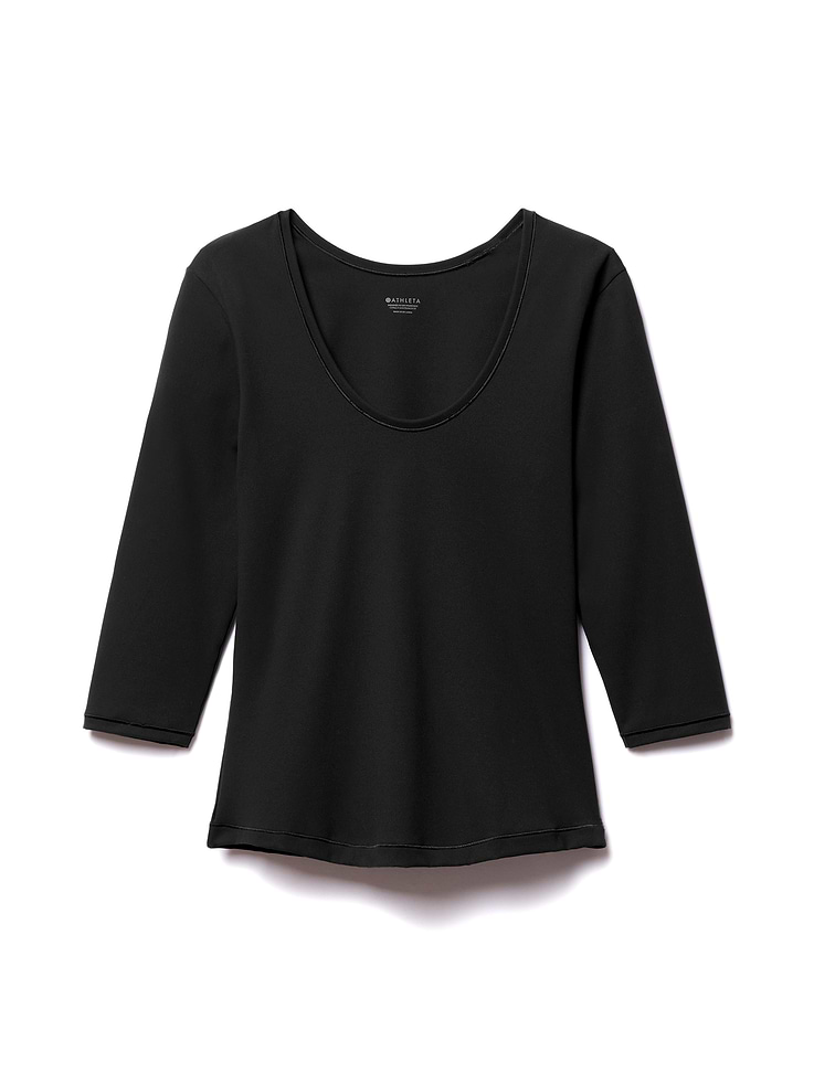 Image number 6 showing, Bodymove Scoop Midi Sleeve Tee