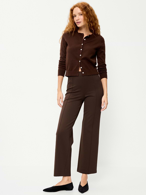 Extra High-Waisted Stevie Straight Pants