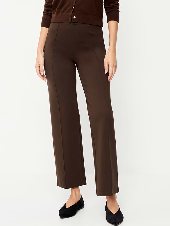Extra High-Waisted Stevie Straight Pants