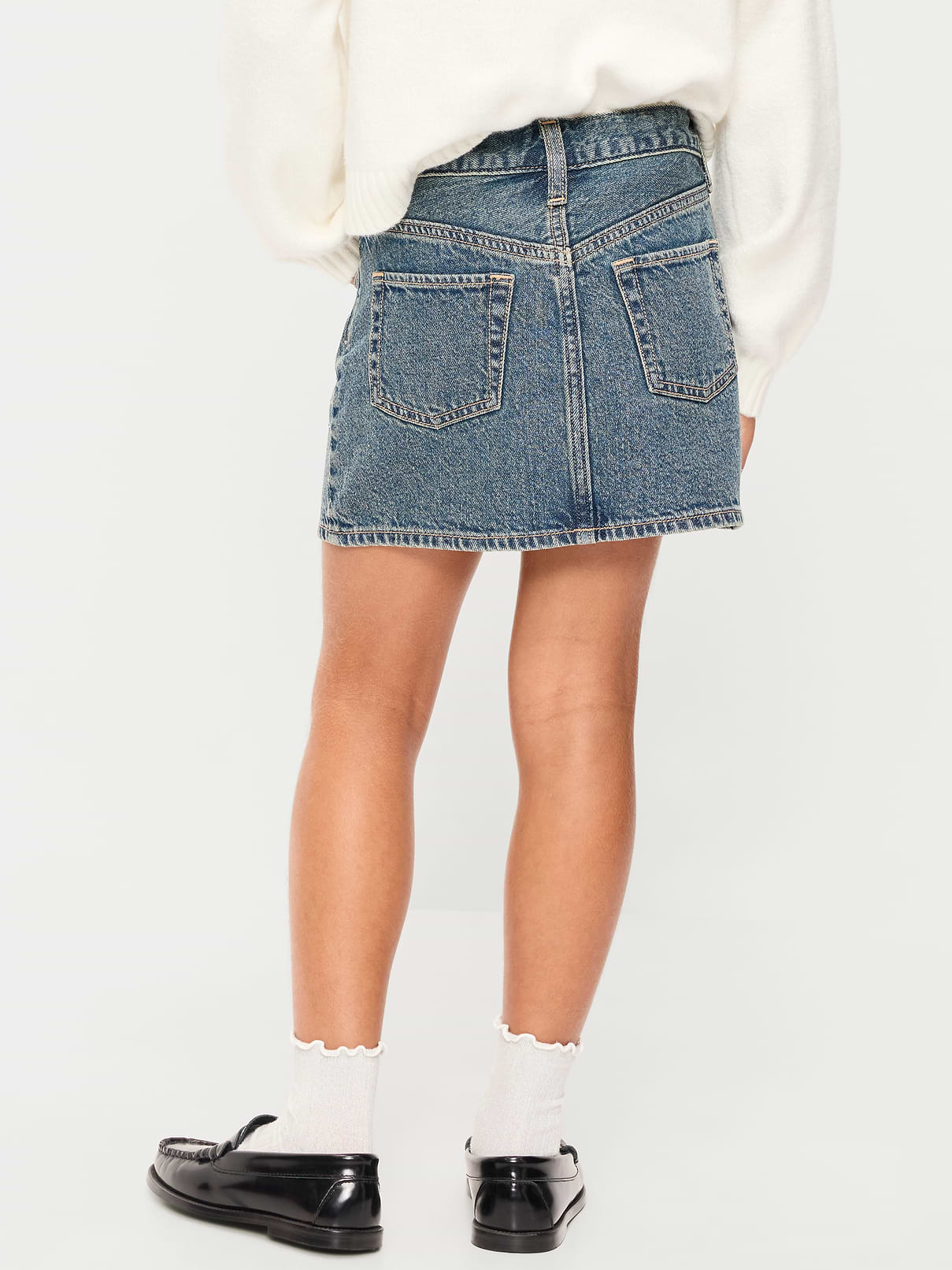 Image 2 of 5, Embellished Denim Skirt for Girls
