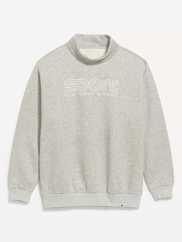 Baseline Fleece Mock-Neck Sweater