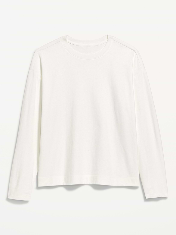 Vintage Long-Sleeve Crew-Neck T-Shirt