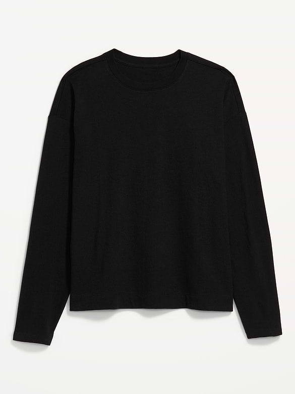 Vintage Long-Sleeve Crew-Neck T-Shirt