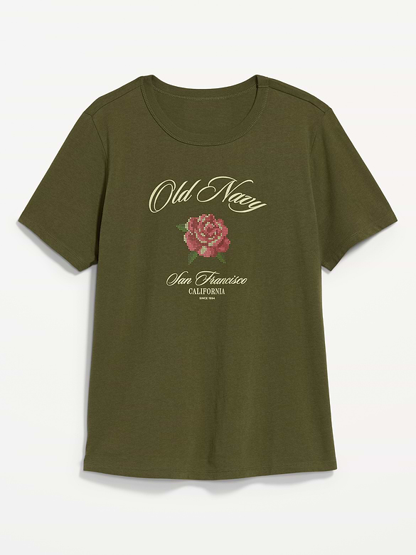 EveryWear Crew-Neck Logo-Graphic T-Shirt