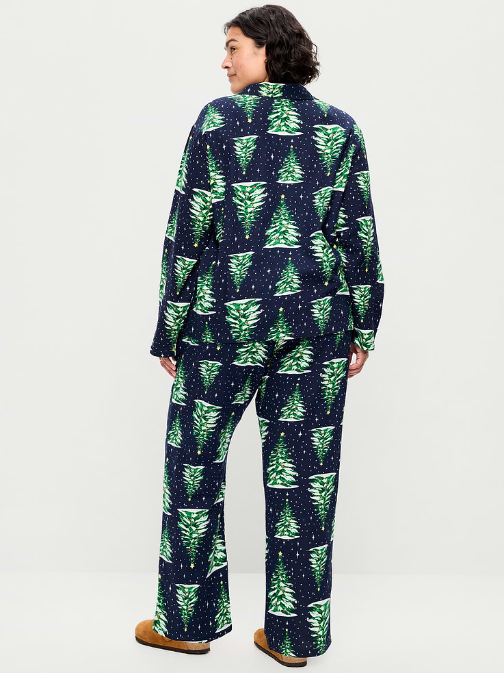 Image 8 de 8, Pyjama en flanelle à motif pour femme