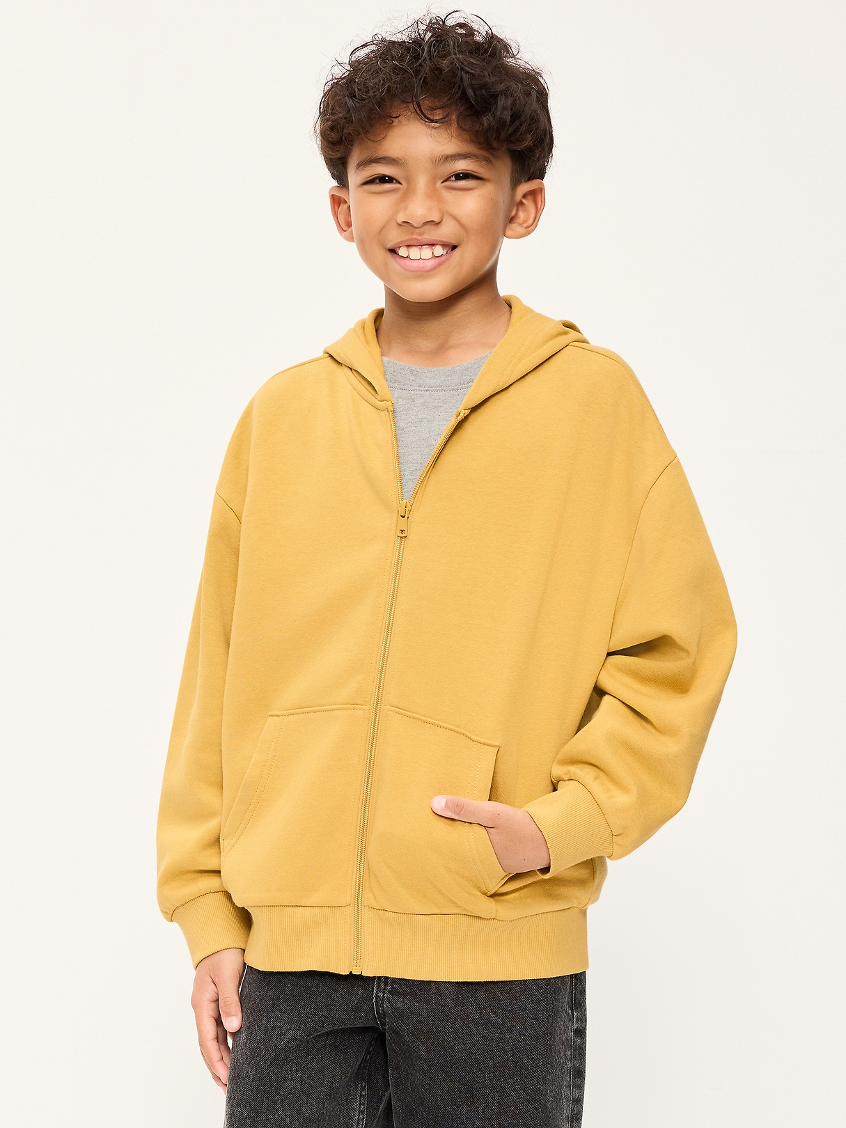 Oversized Zip Hoodie for Boys | Old Navy