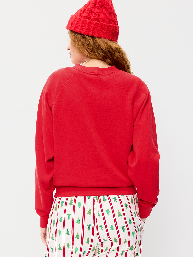 Image 2 of 9, Oversized Raglan Sweatshirt