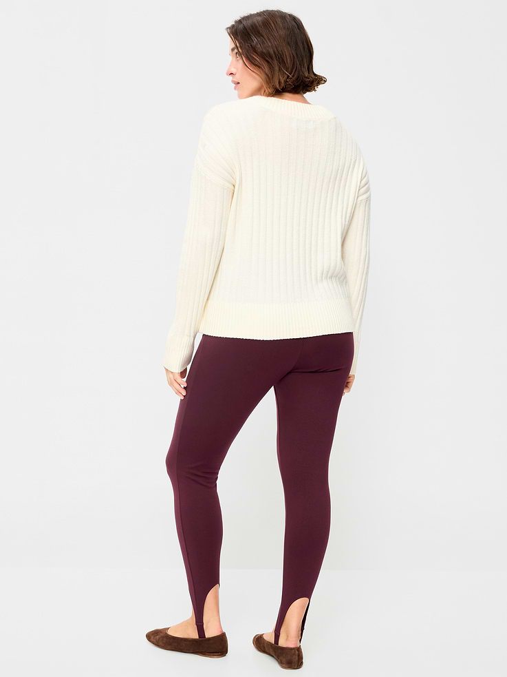 Image 6 of 8, High-Waisted Stirrup Leggings for Women