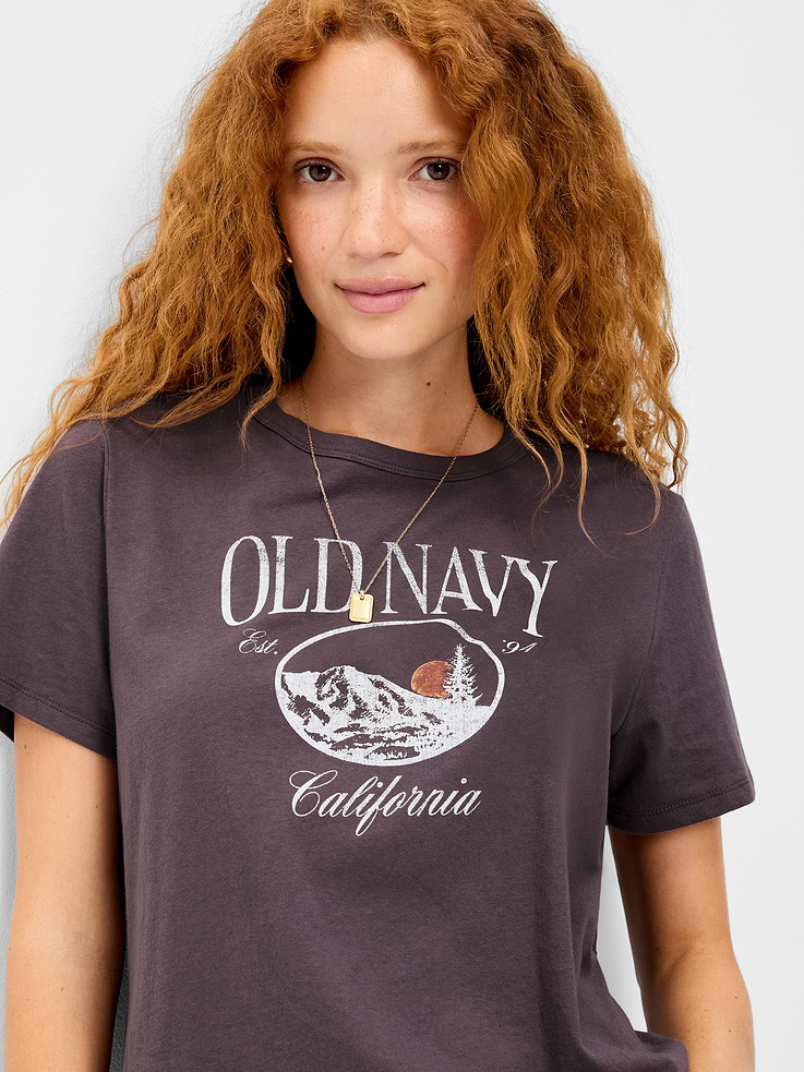Image 3 of 9, EveryWear Logo Graphic T-Shirt