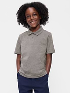 Image number 1 showing, School Uniform Jersey Polo Shirt for Boys