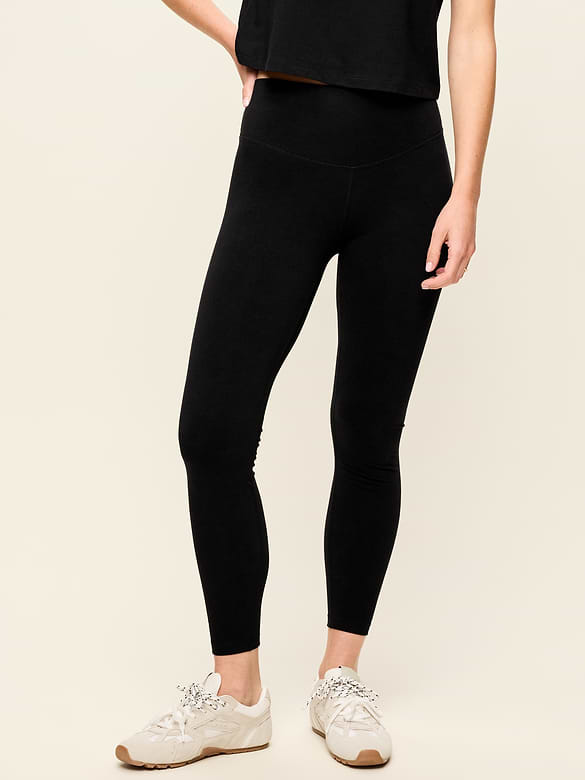 Legging en coton à taille haute longueur 7/8 PowerChill
