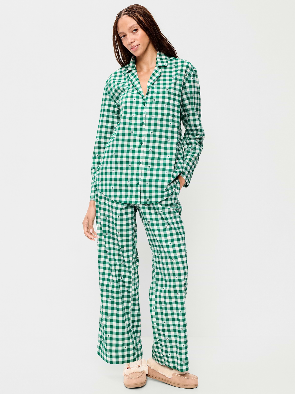 Poplin Pajama Pant Set