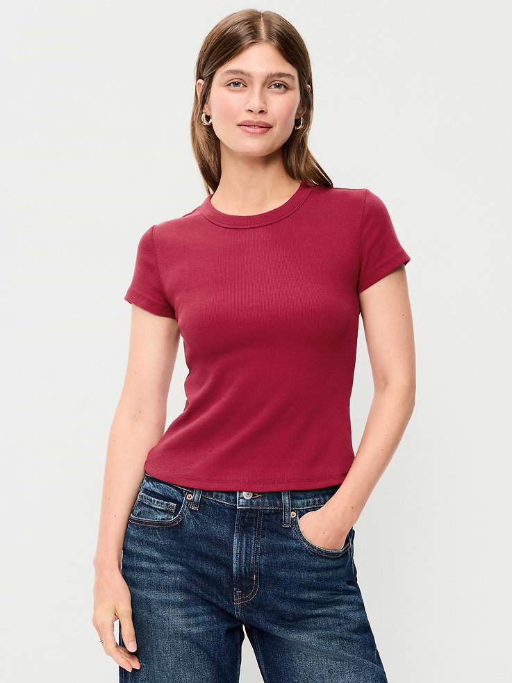 Image number 1 showing, Snug Crop T-Shirt